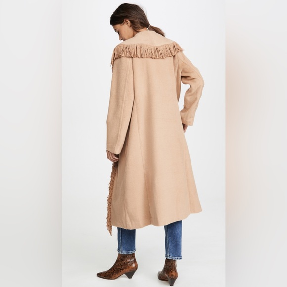 Line & Dot Linda Fringe Coat - Picture 3 of 5